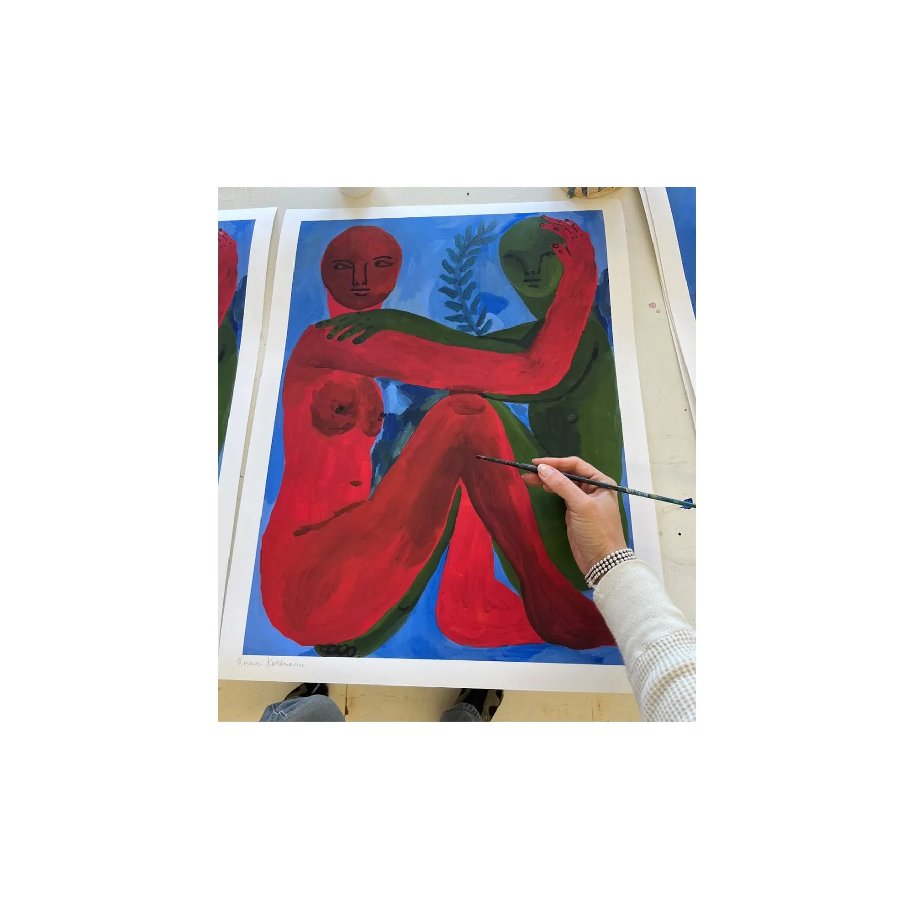 Emma Kohlmann, Being and Being Held, 2023; Limited Edition Print