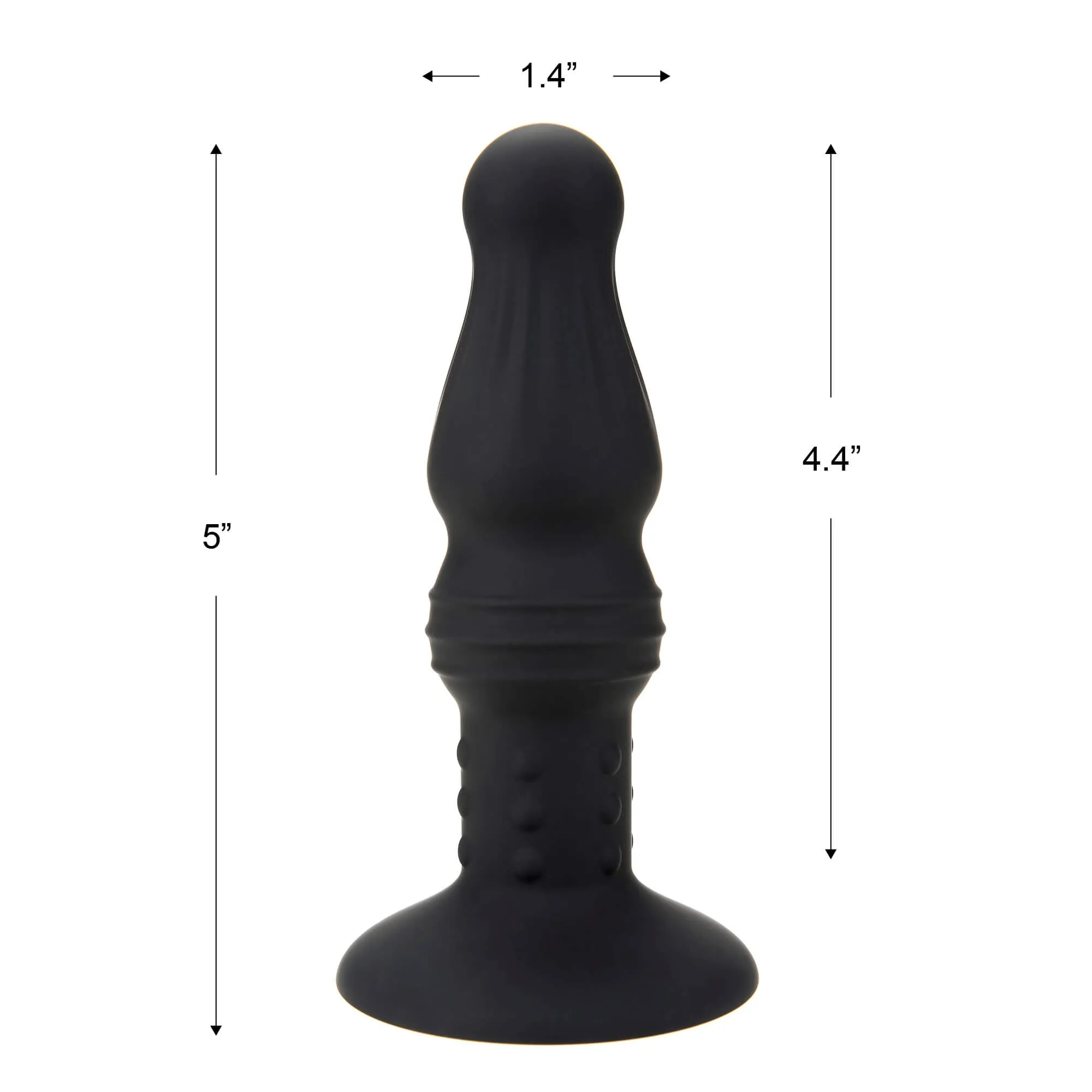 Erokay Black High Quality Silicone Butt Plug