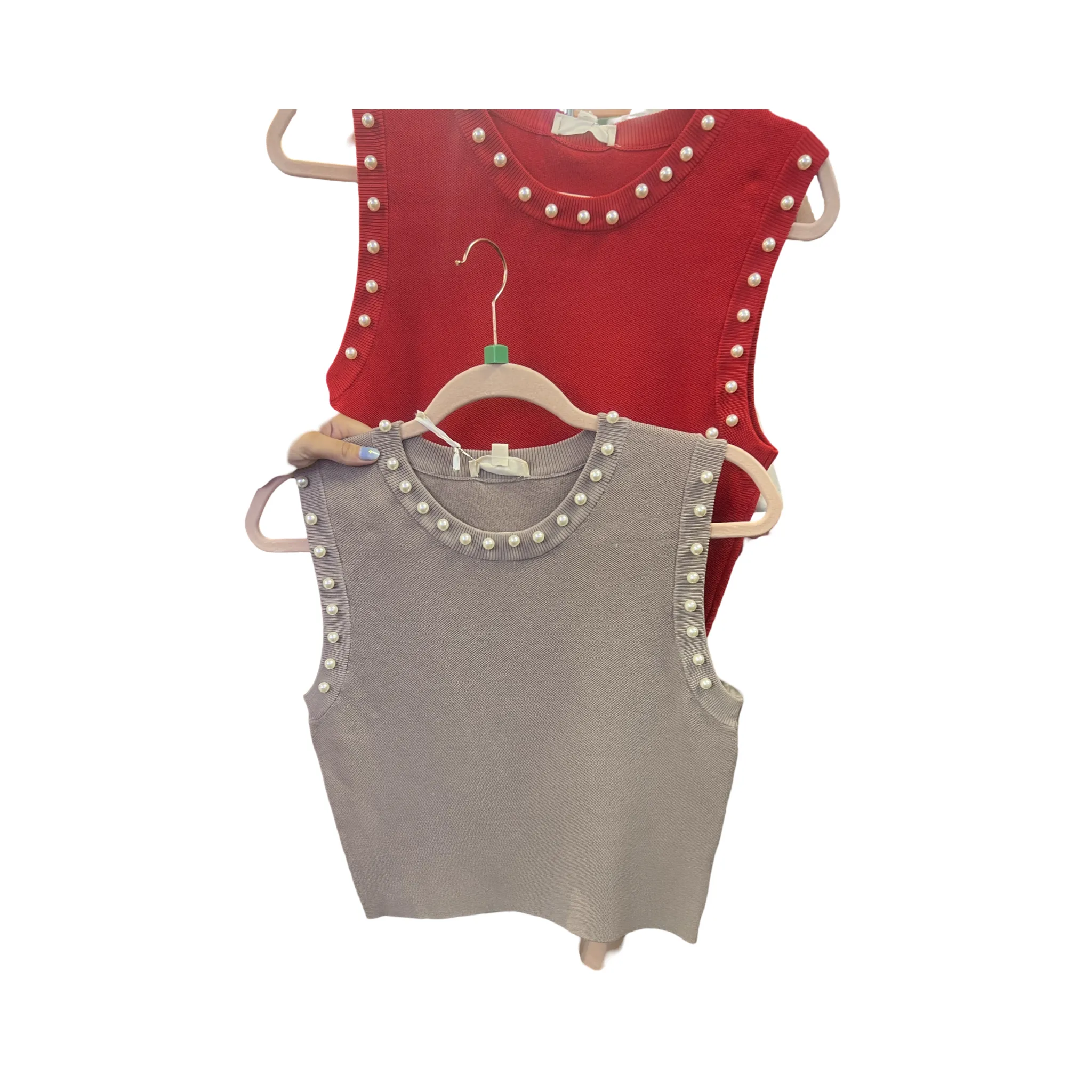 Esma Pearl Adorned Sweater