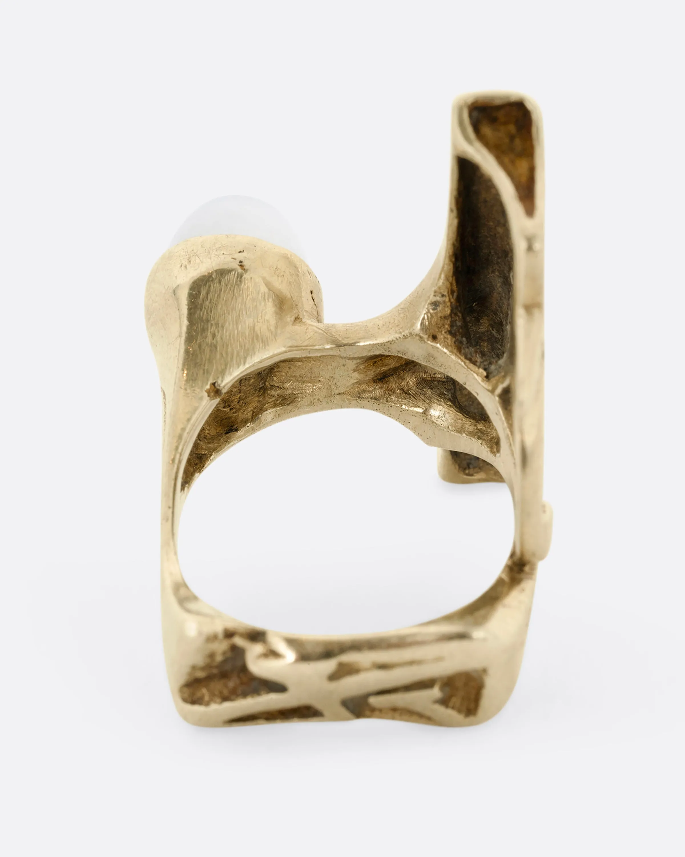 Eye of Horus Moonstone Ring