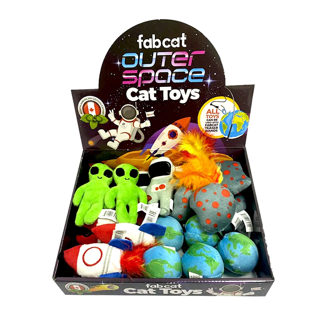 Fabcat Outer Space Cat Toys