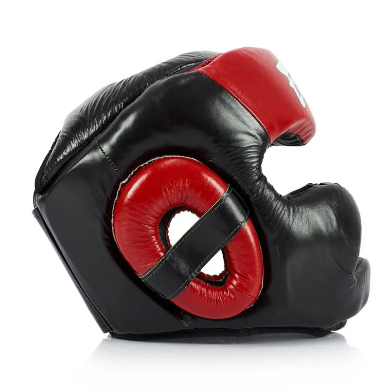 Fairtex HG13 Full Coverage Headguard Black/Red