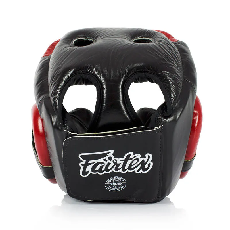Fairtex HG13 Full Coverage Headguard Black/Red