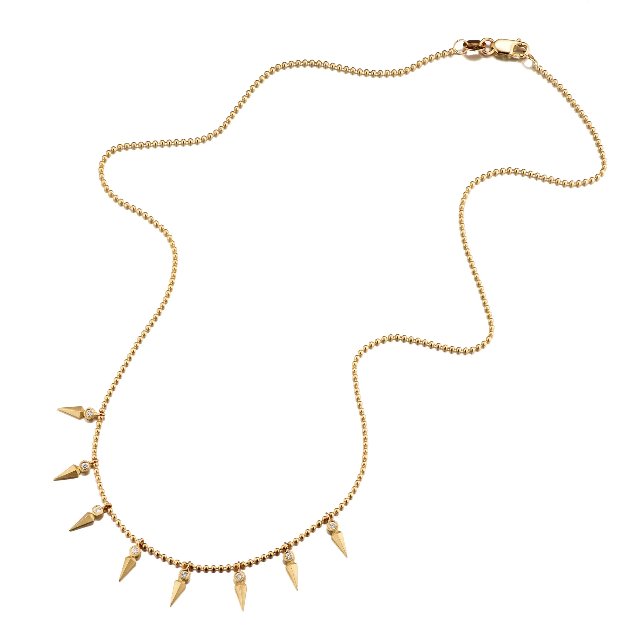Fairy Dust Diamond Dagger Necklace