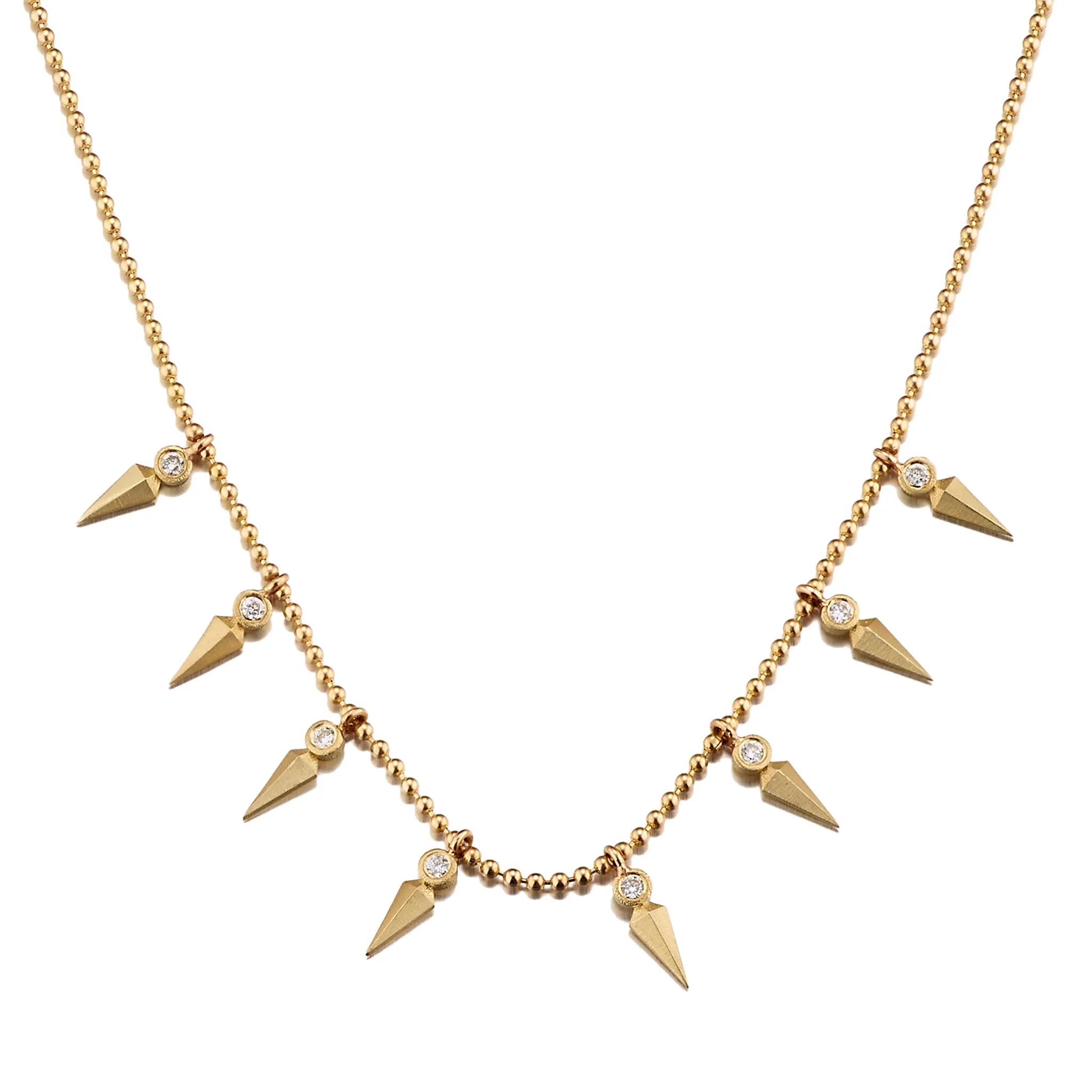 Fairy Dust Diamond Dagger Necklace