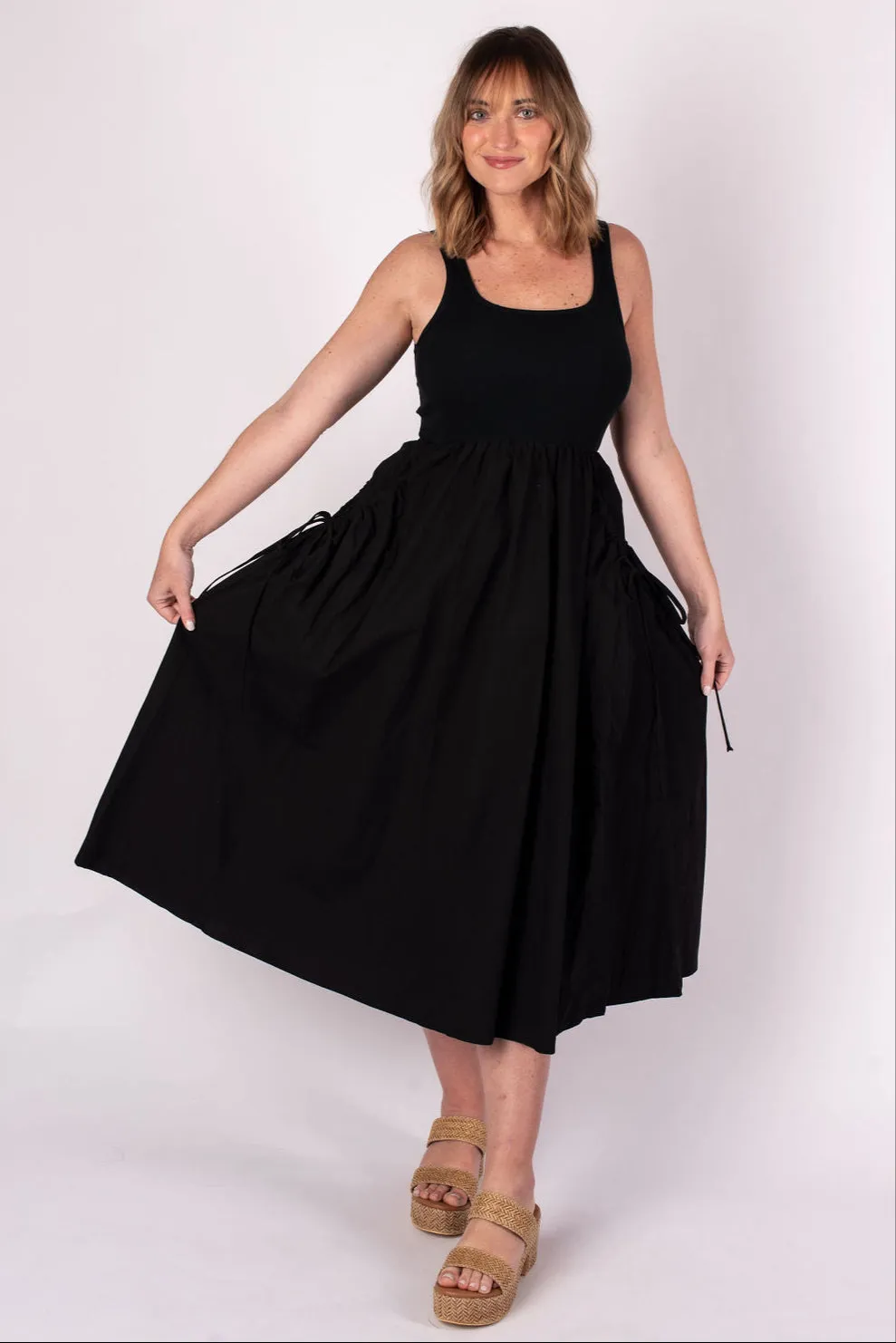 Faith Sleeveless Midi Dress