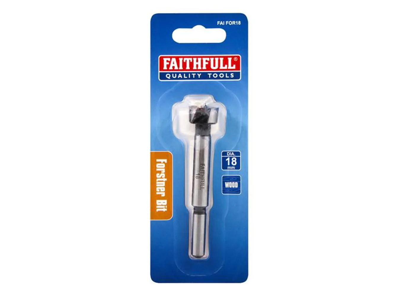 Faithfull Forstner Bit 18Mm