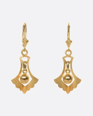 Fan Drop Earrings