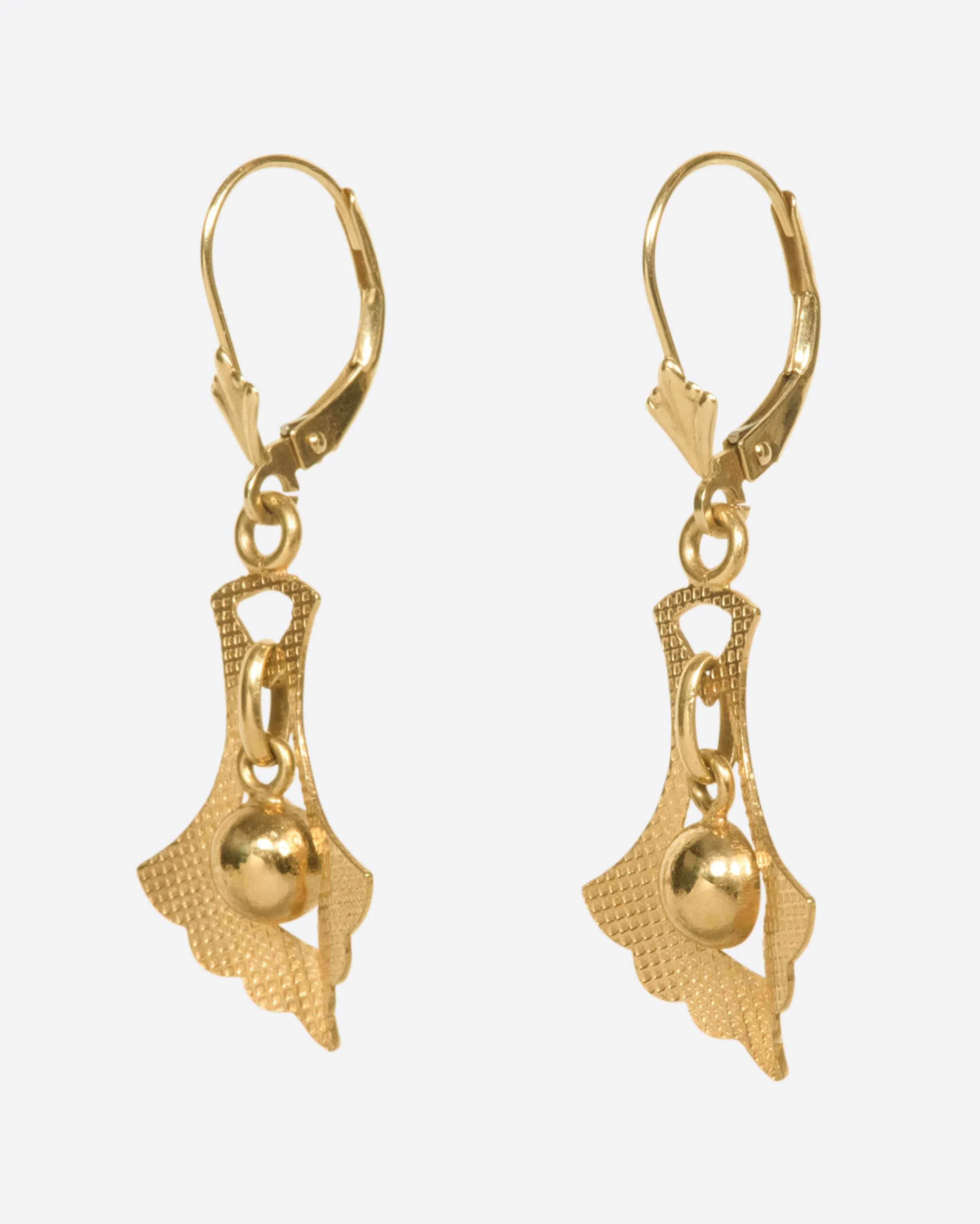 Fan Drop Earrings