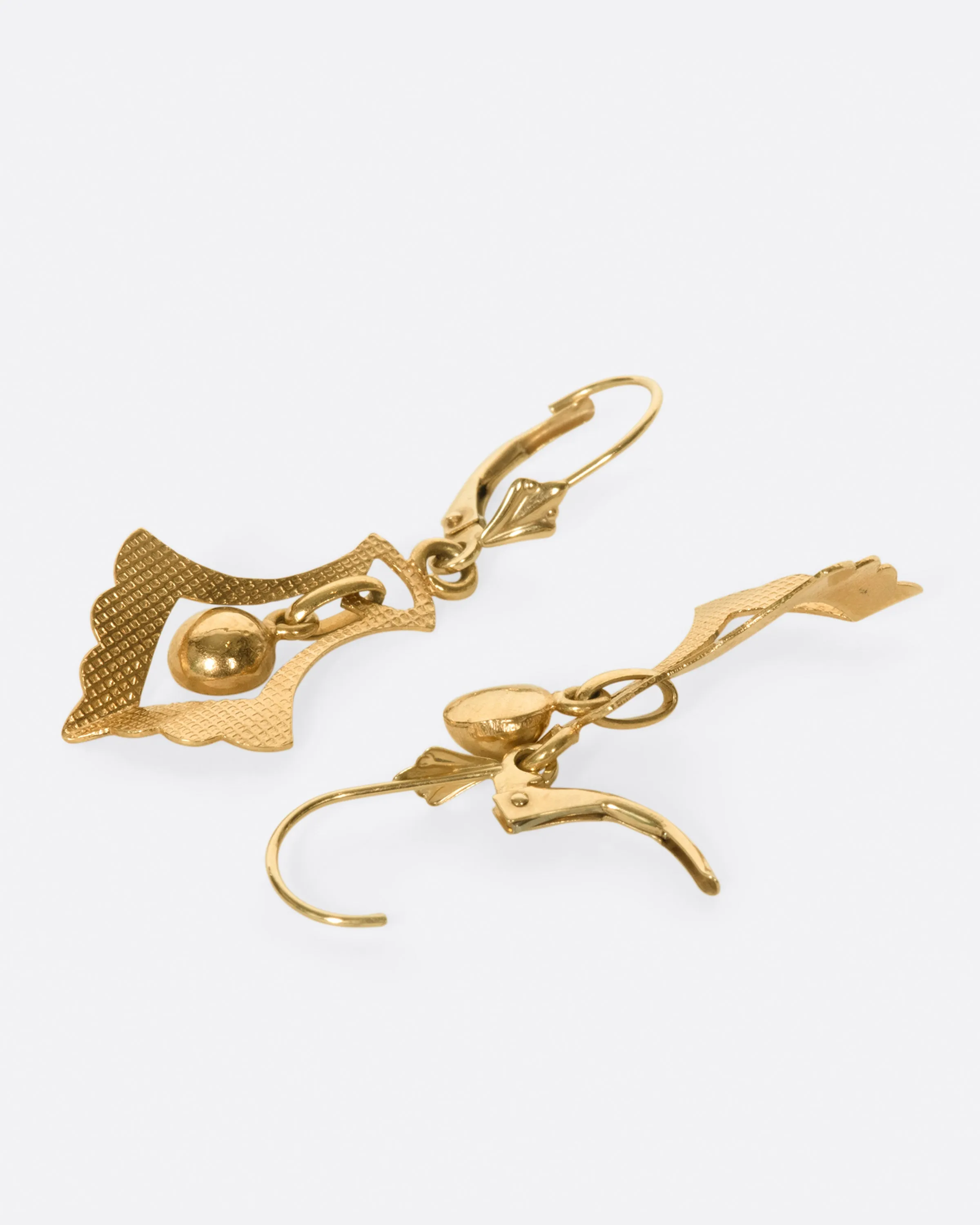 Fan Drop Earrings