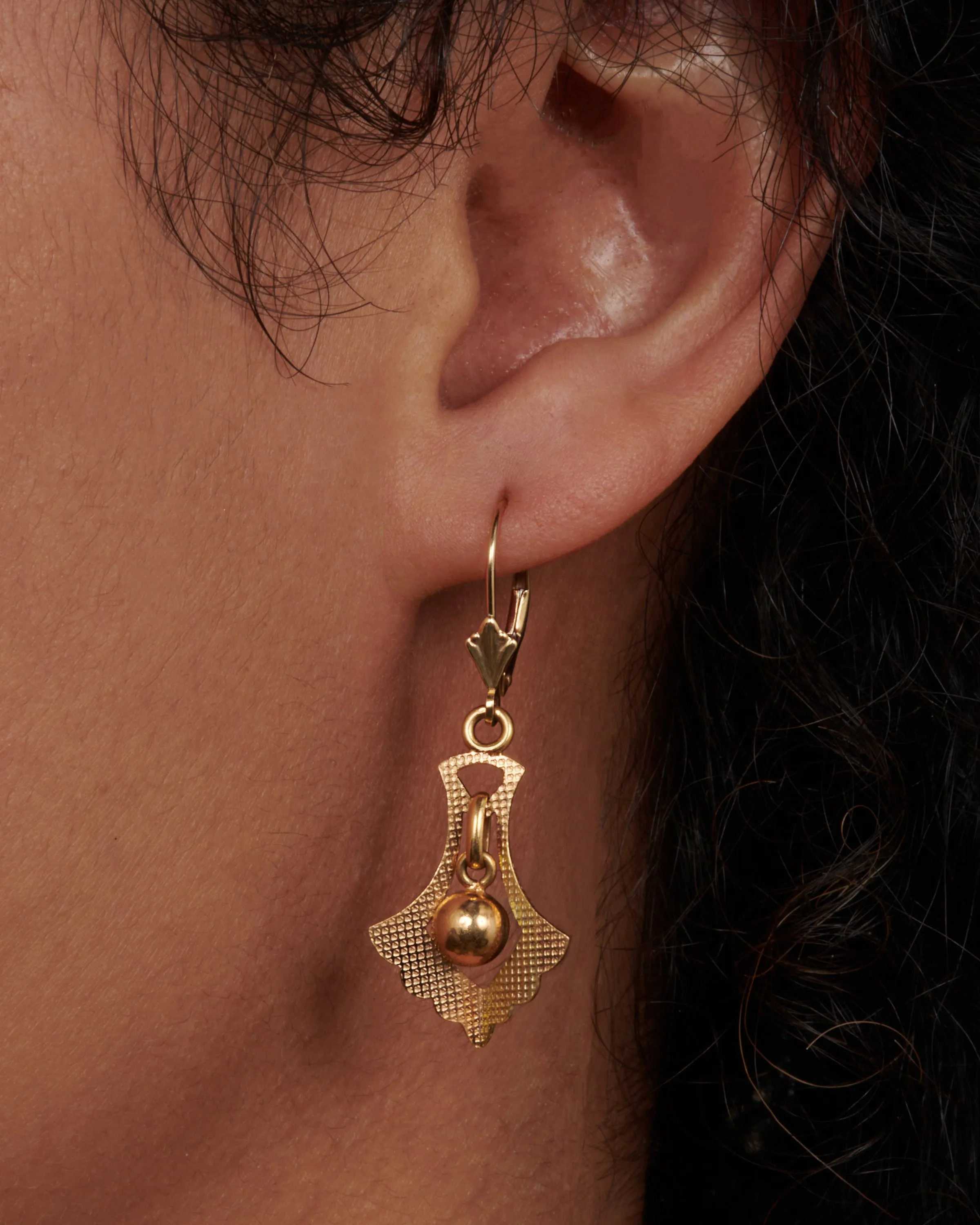 Fan Drop Earrings