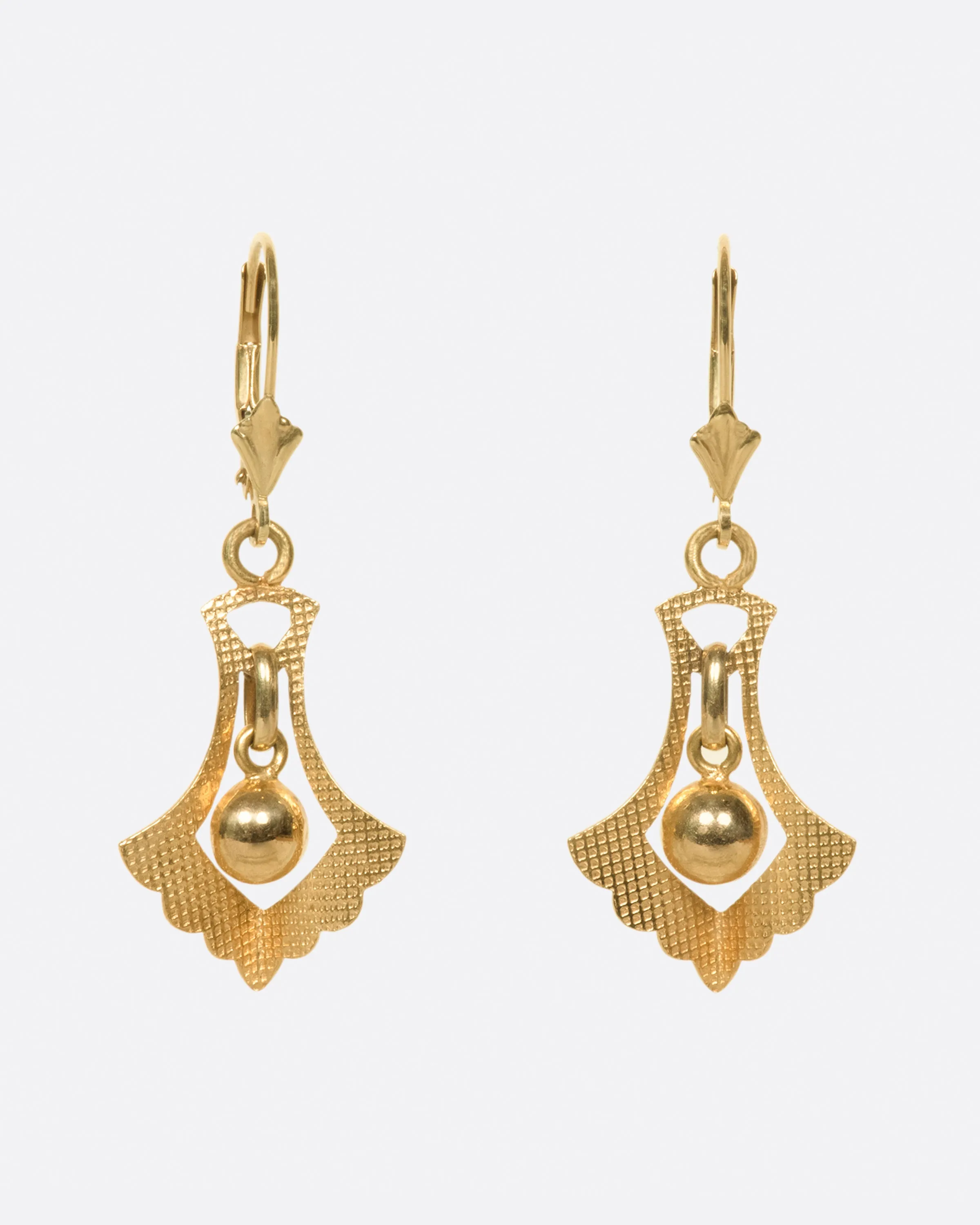 Fan Drop Earrings