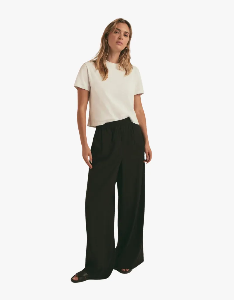 Favorite Daughter The Summer Friday Pants in Black