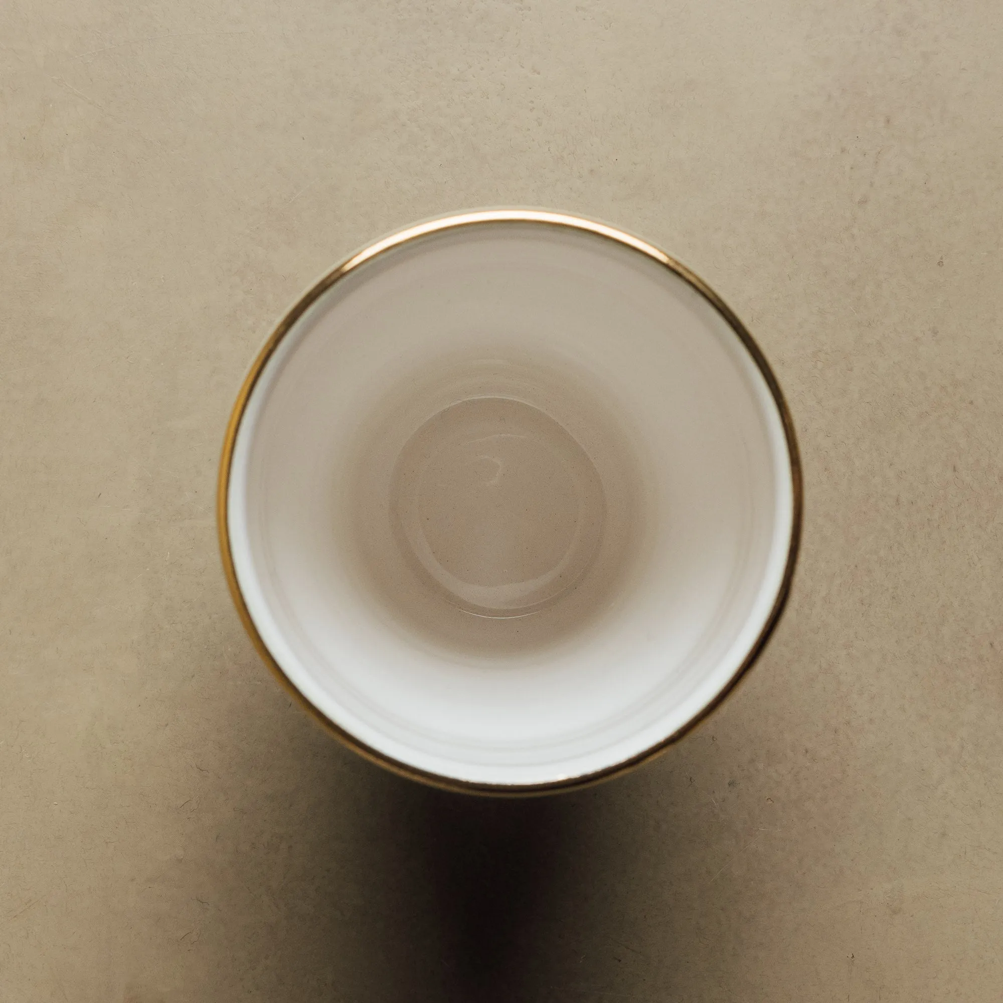 Fez Green Cup - Moroccan Dinnerware Adorned with 12 Carat Gold Accents