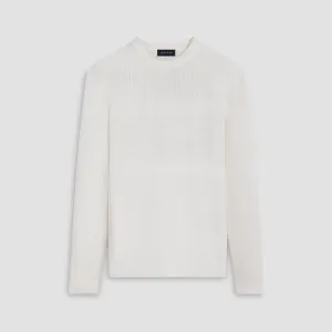 Fisherman Stitch Crew Neck Sweater