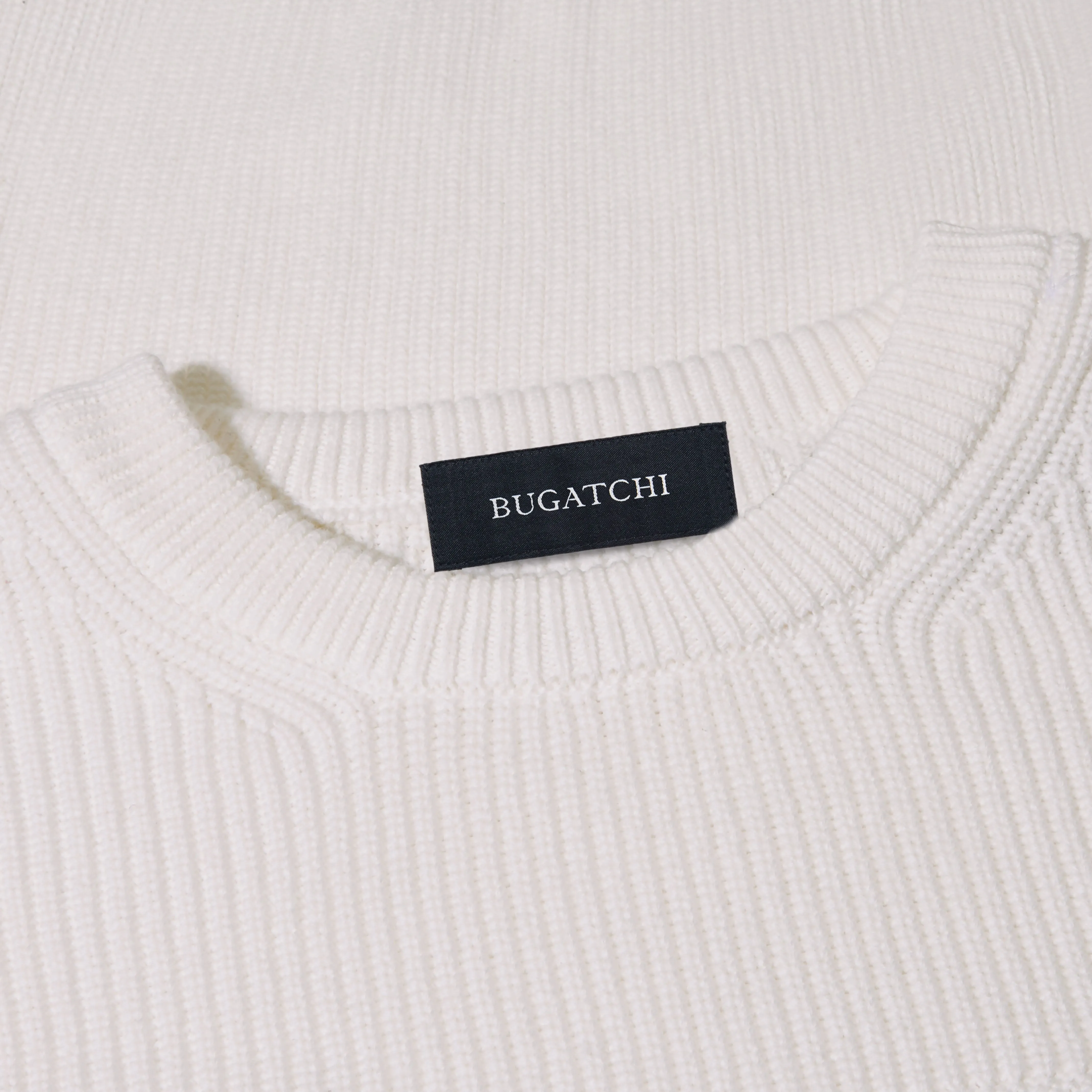 Fisherman Stitch Crew Neck Sweater
