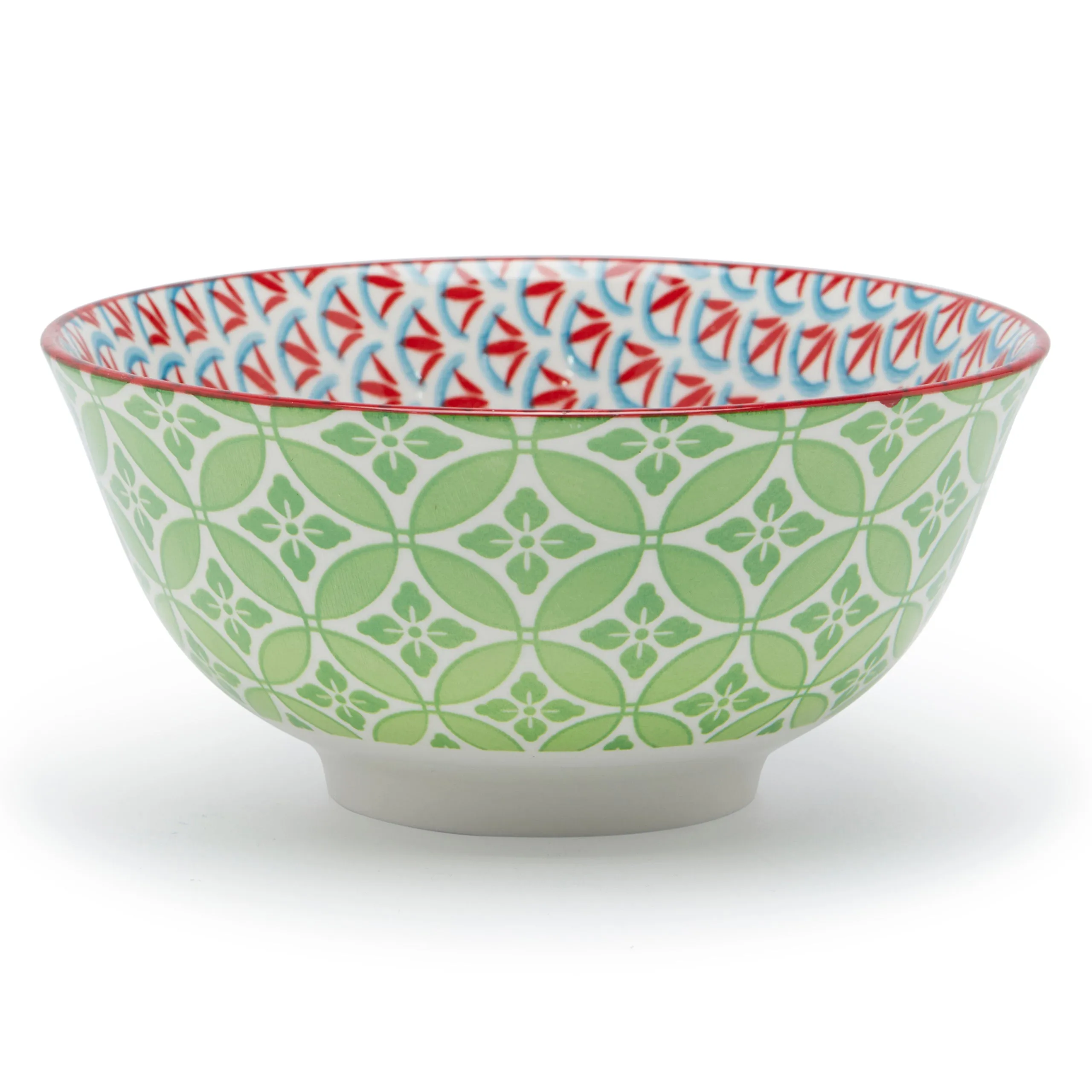 FLORAL MM EMBOSSED TILE CERAMIC BOWL (16×7.5 CM BIG)