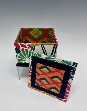 Floral Motif Handmade Mixed Media Box JS104
