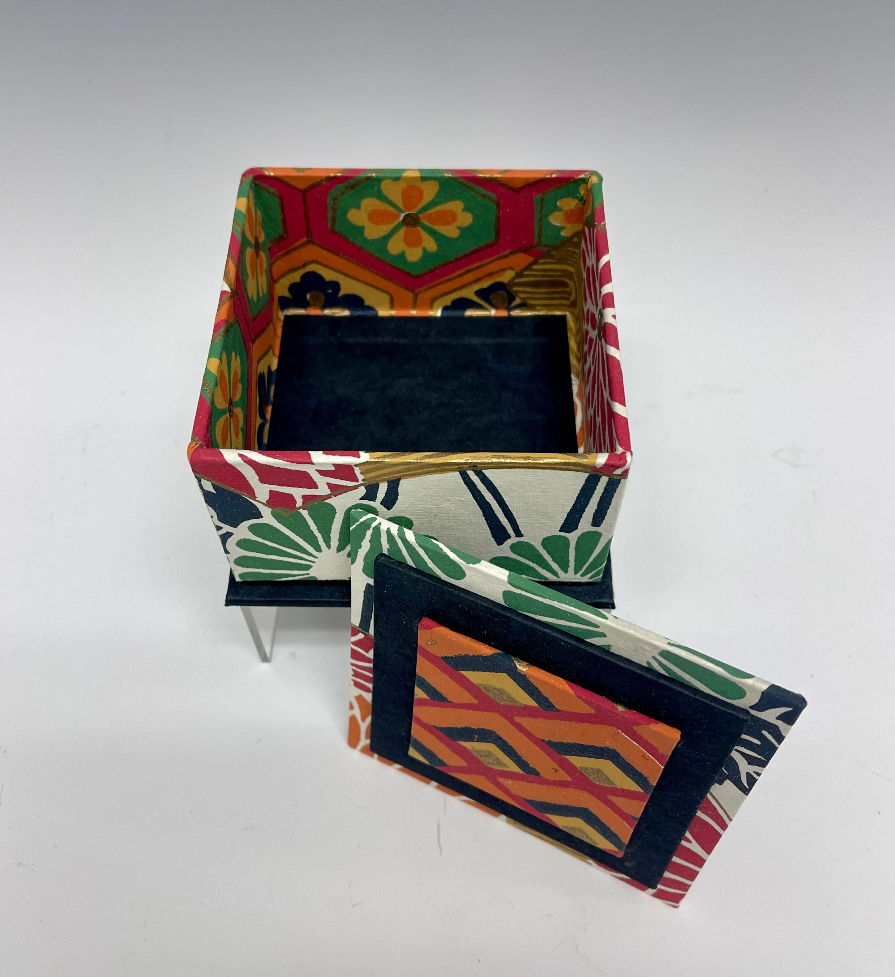 Floral Motif Handmade Mixed Media Box JS104