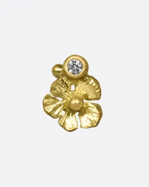 Flower Cluster Threadless Earring