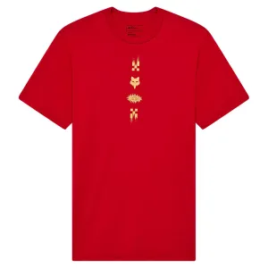 Fox - Checkered Short Sleeve Prem Red Tee