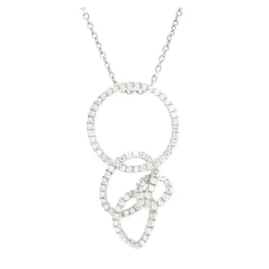 Freeform Diamond Pendant