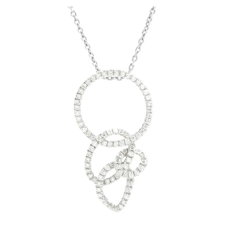 Freeform Diamond Pendant