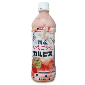 Fujiya Strawberry Calpis 500ml ~ 不二家草莓可尔必思 500ml