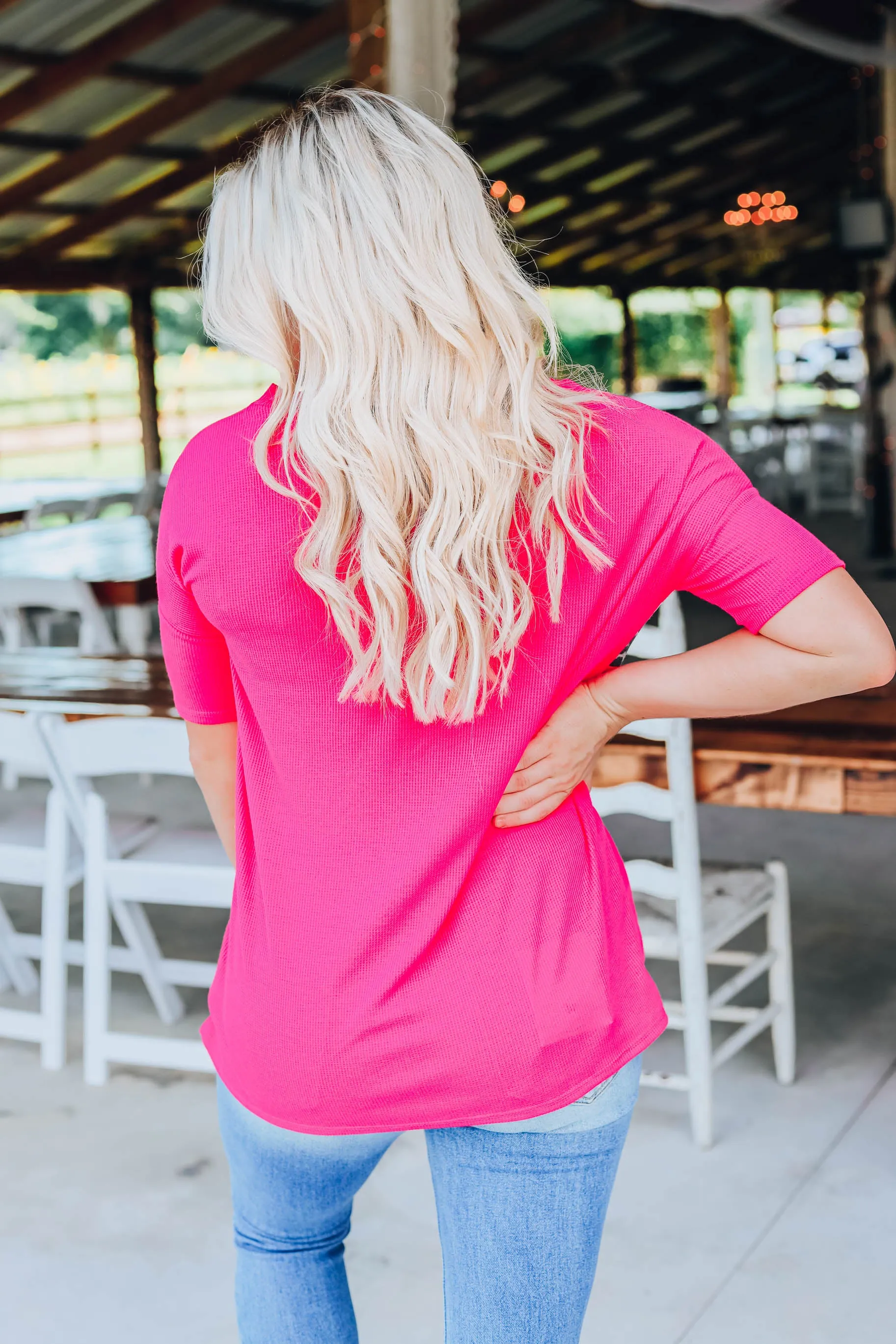 Fun Fuchsia Cheetah Top