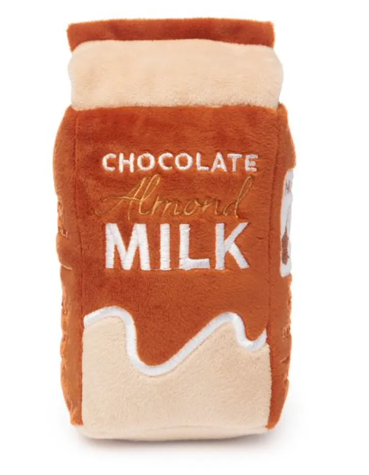 FuzzYard Chocolate Almond Milk Plush Dog Toy
