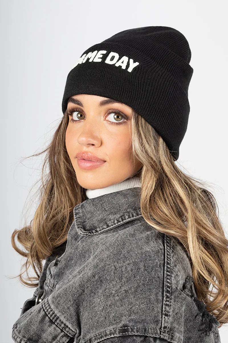 FWBB2191 - Game Day Chenile Patch Beanie