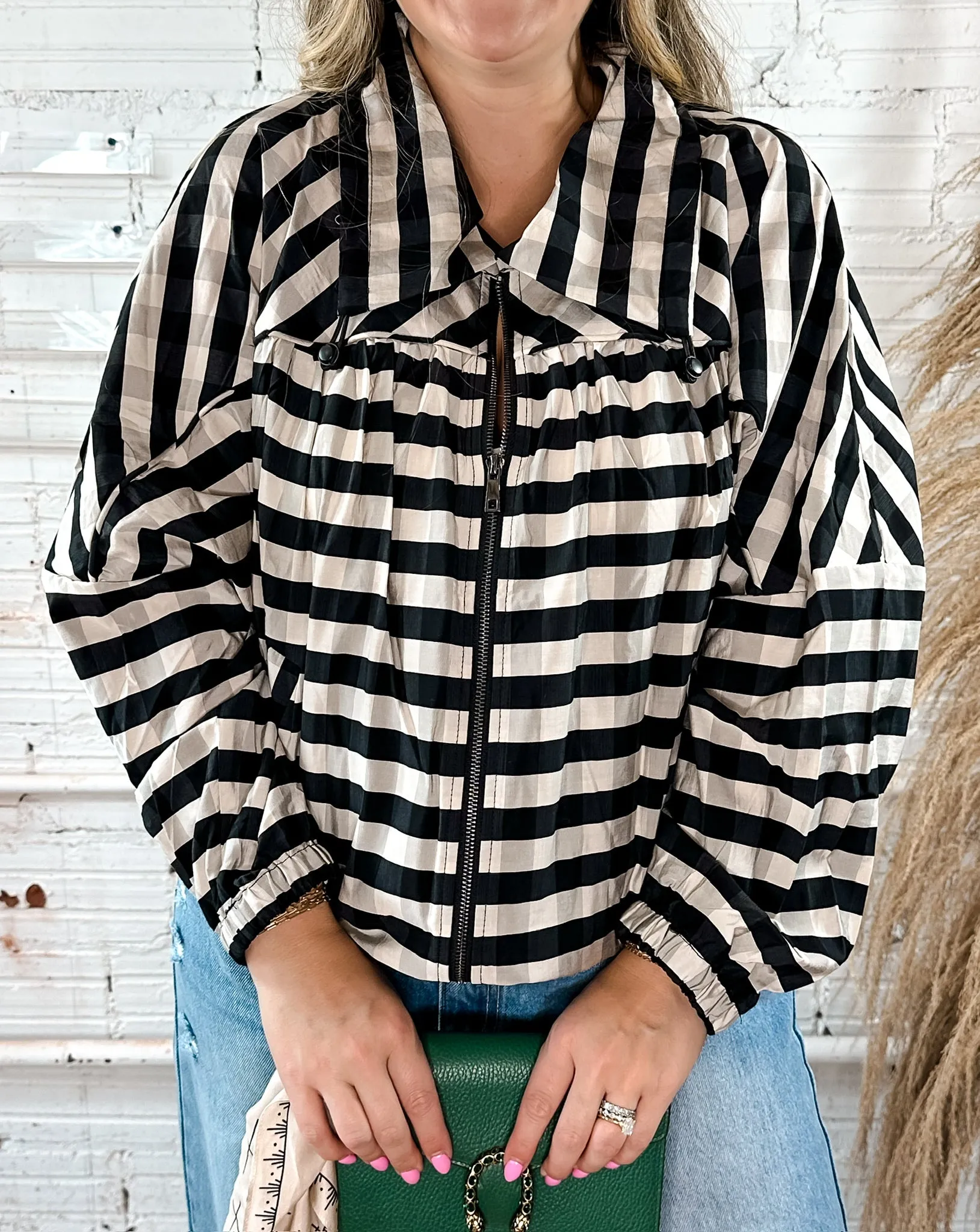 Game Day Checkered Jacket