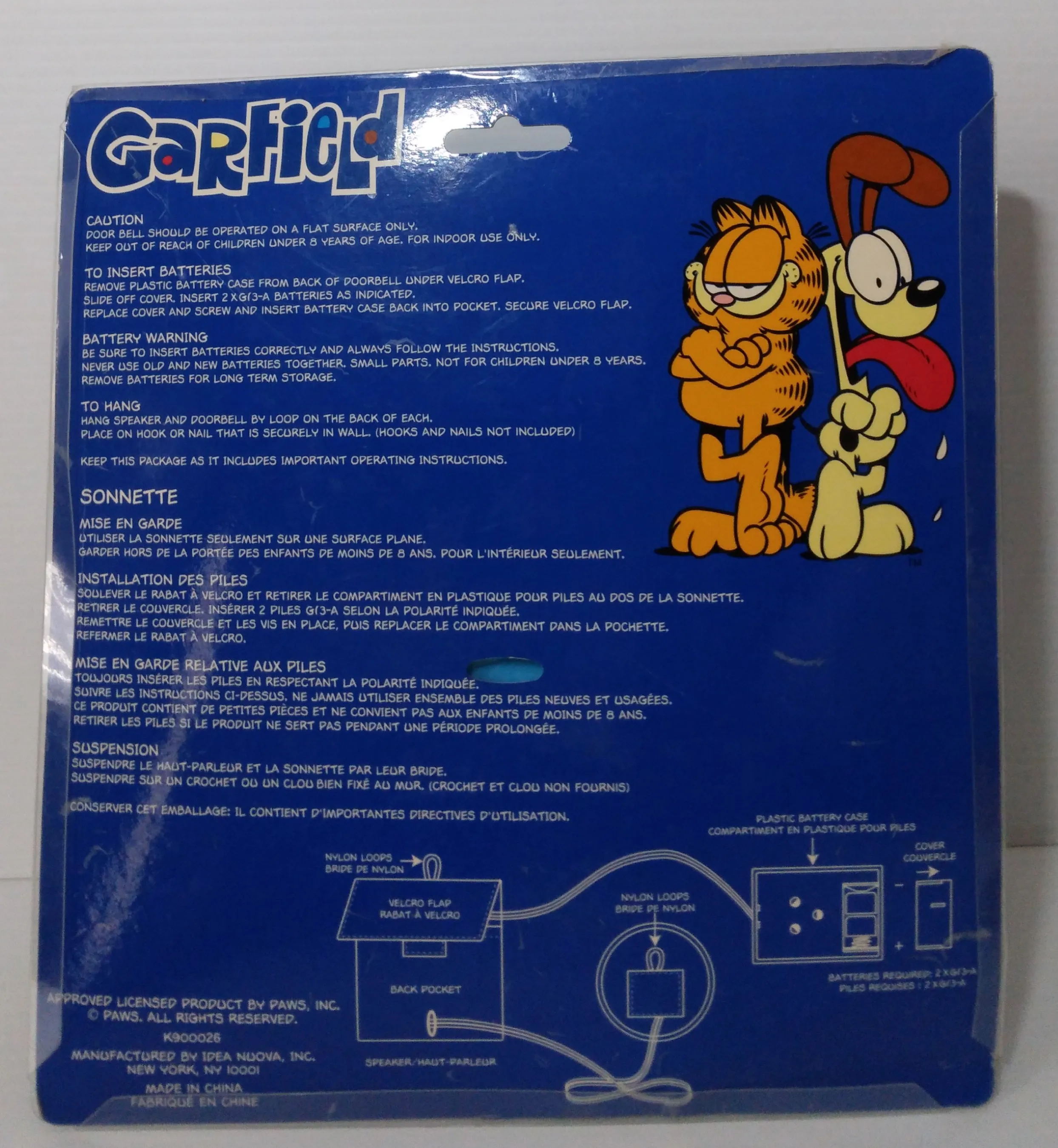 Garfield Plush Doorbell