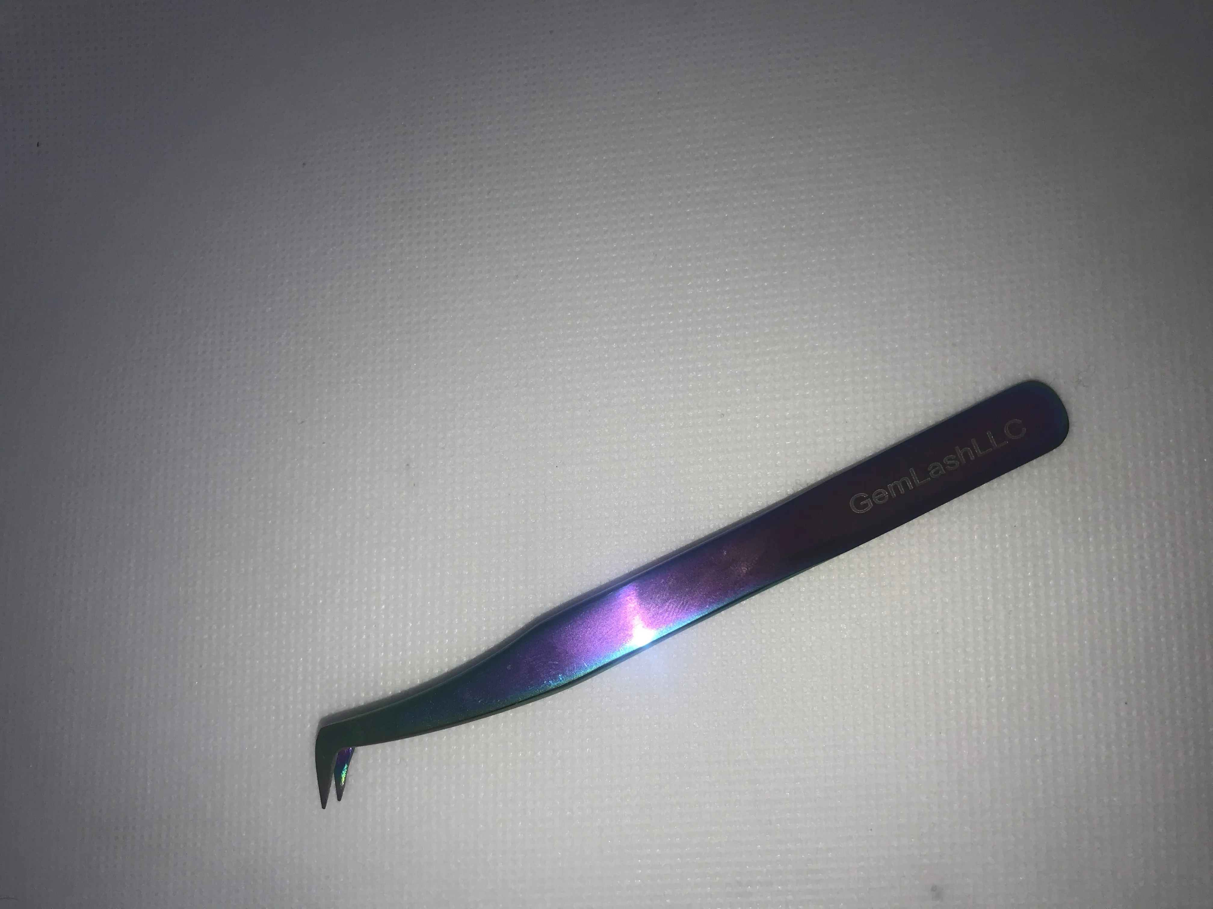 Gem Lash Blunt Tip Angled Tweezer