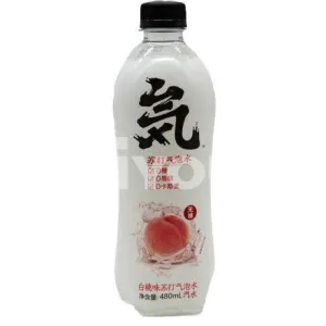 Genki Forest Sparkling Water White Peach Flavour 480ml ~ 元気森林白桃味苏打气泡水 480ml