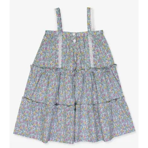 Girls Eugenie Dress - Summer Garden Print