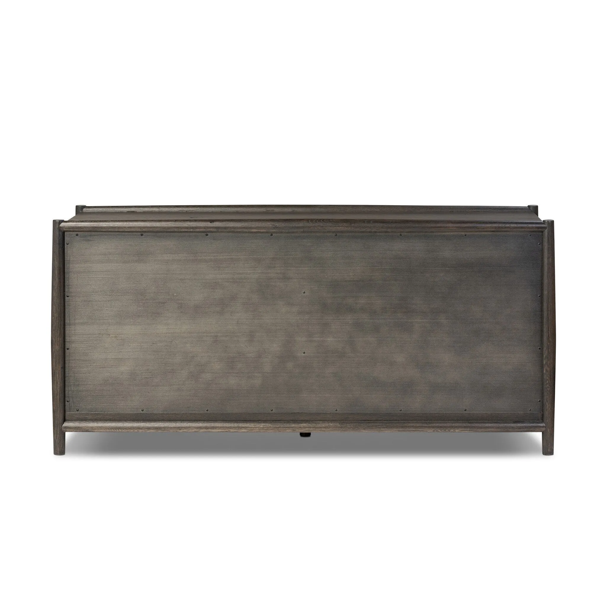Glenview 6 Drawer Dresser - Cracked Smoked Black Veneer