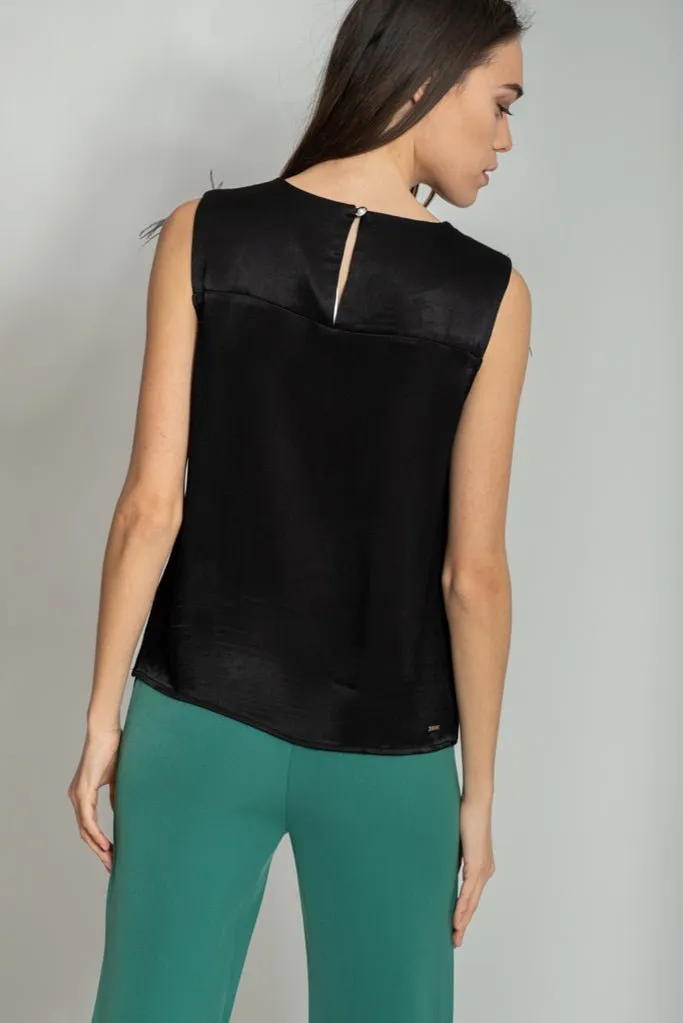 Goa Goa Feather Embellished Blouse