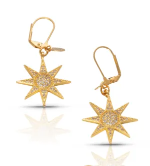 Gold Star Earring