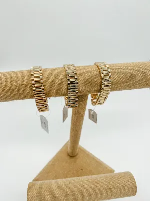 Gold Watch Band Bracelet