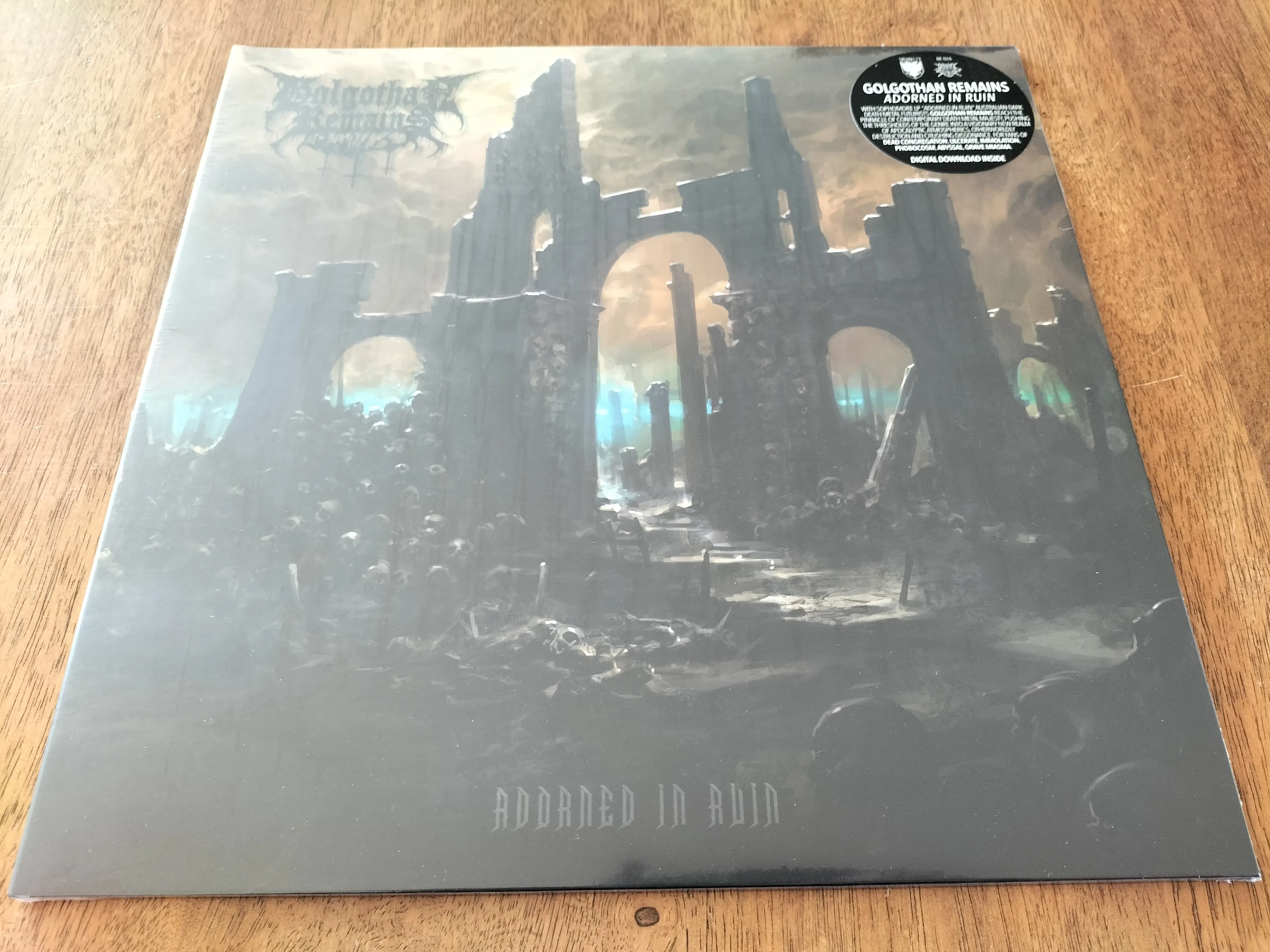 GOLGOTHAN REMAINS (AUS) - Adorned In Ruin BLACK VINYL