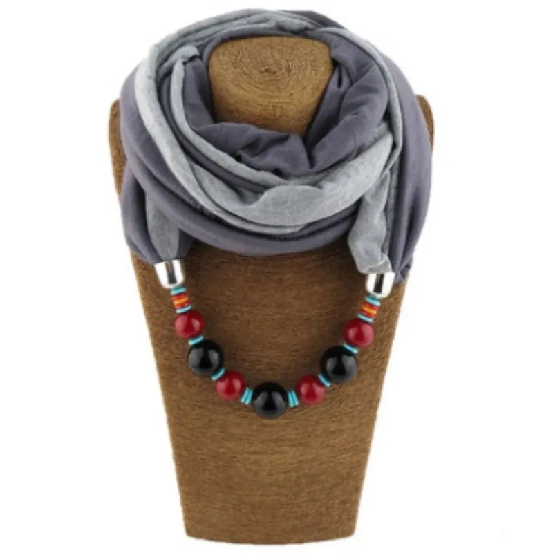 Gradient Embellished Scarf