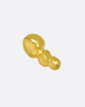 Graduated Bead Threadless Earring