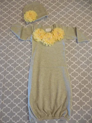 Gray Gown Set