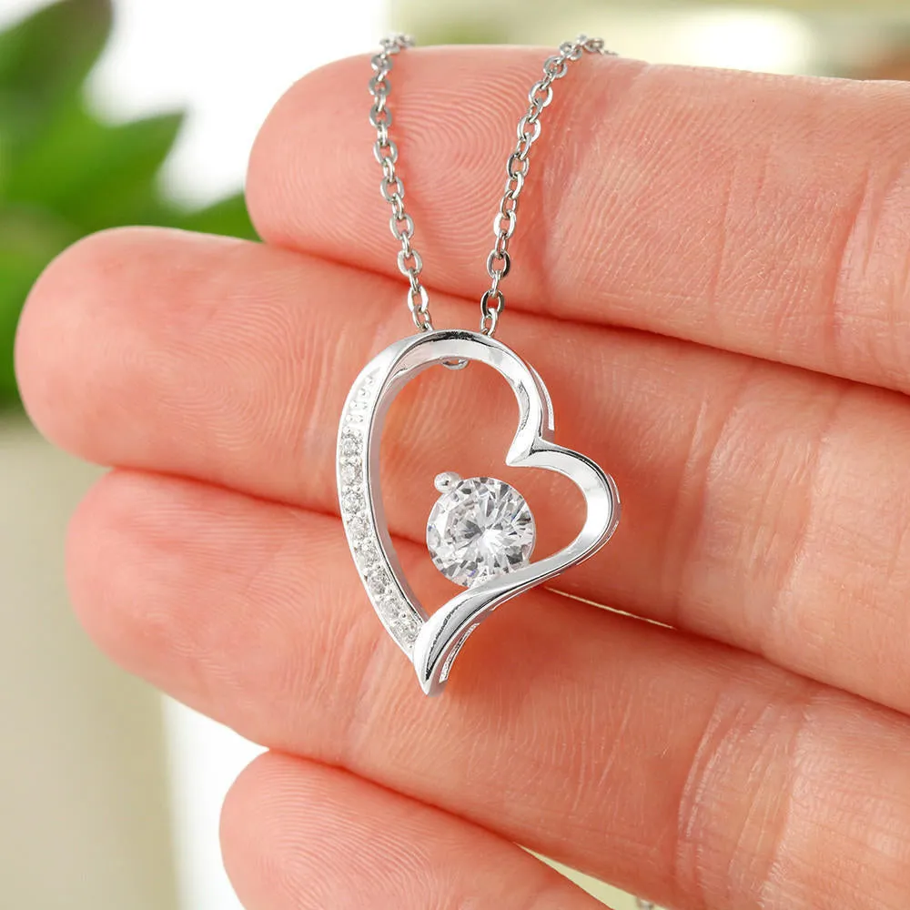 Great Grandma Heart and Cubic Necklace