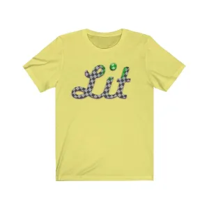 Grey Checkered Lit T-shirt