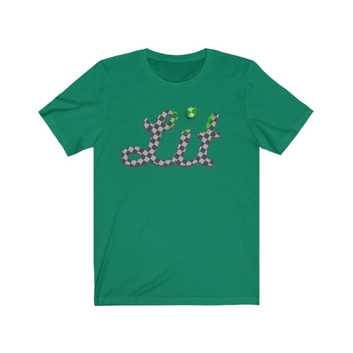 Grey Checkered Lit T-shirt