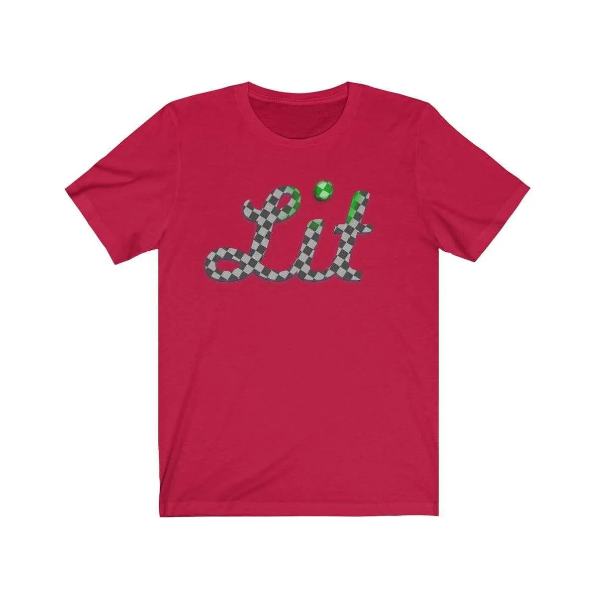 Grey Checkered Lit T-shirt
