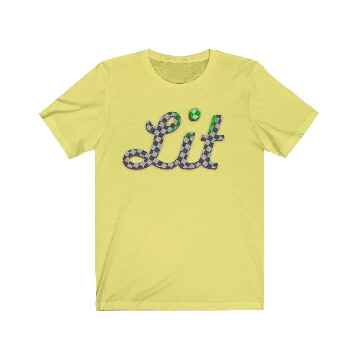 Grey Checkered Lit T-shirt