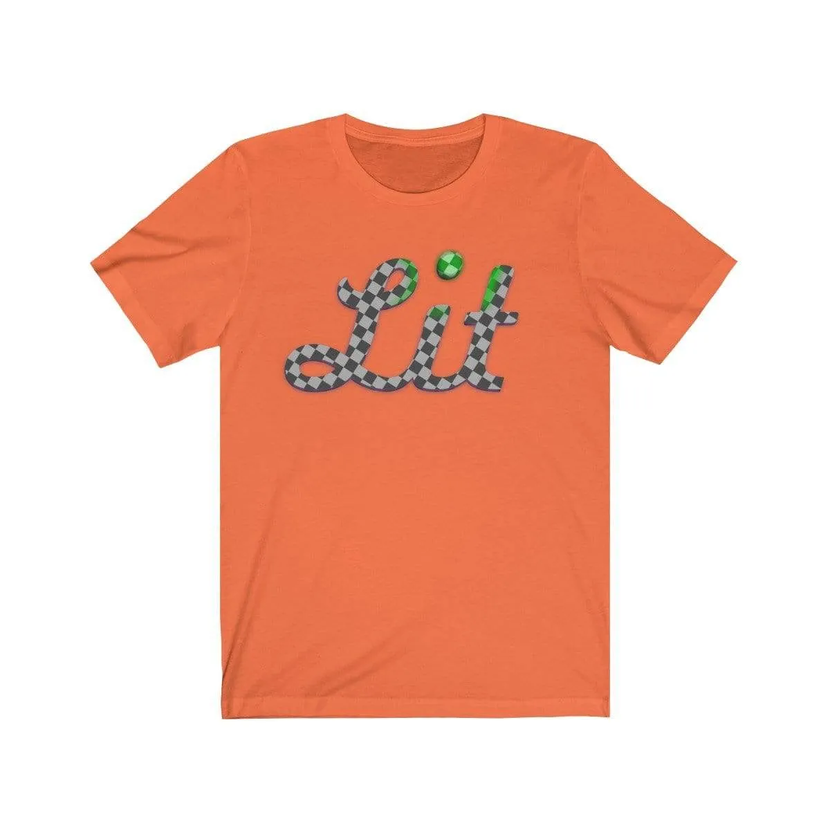 Grey Checkered Lit T-shirt